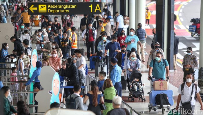 Suasana di Terminal 3 Soetta. Foto : Ist
