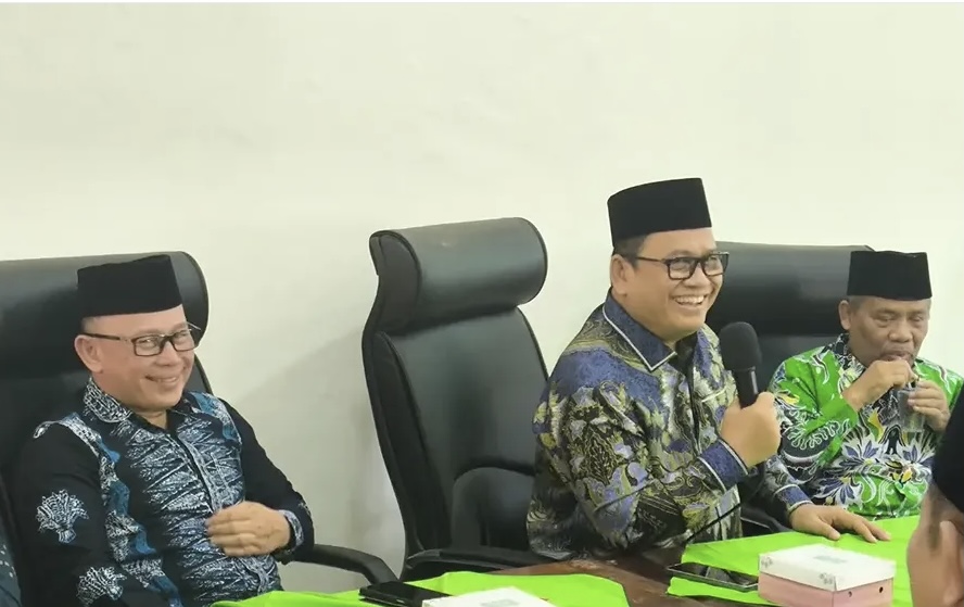 BERKUNJUNG. Wabup Lebak Amir Hamzah bersama jajarannya, sedang berkunjung melakuan studi tiru ke LPTQ Kota Semarang, Jawa Tengah, Minggu (13/9). (DOK. PROKOPIM SETDA LEBAK)