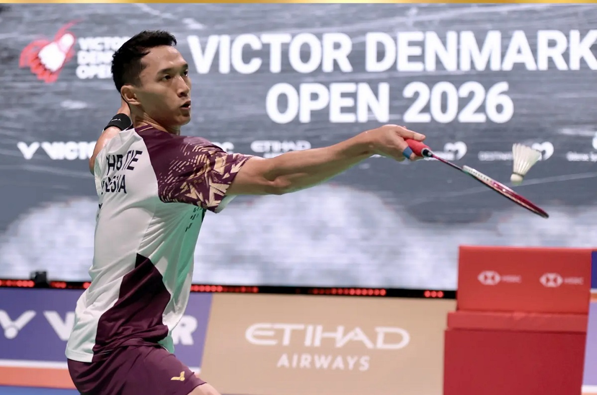 Tunggal putra Jojo harus mengakui keunggulan Alwi Farhan di Denmark Open 2026. Foto ; Ist