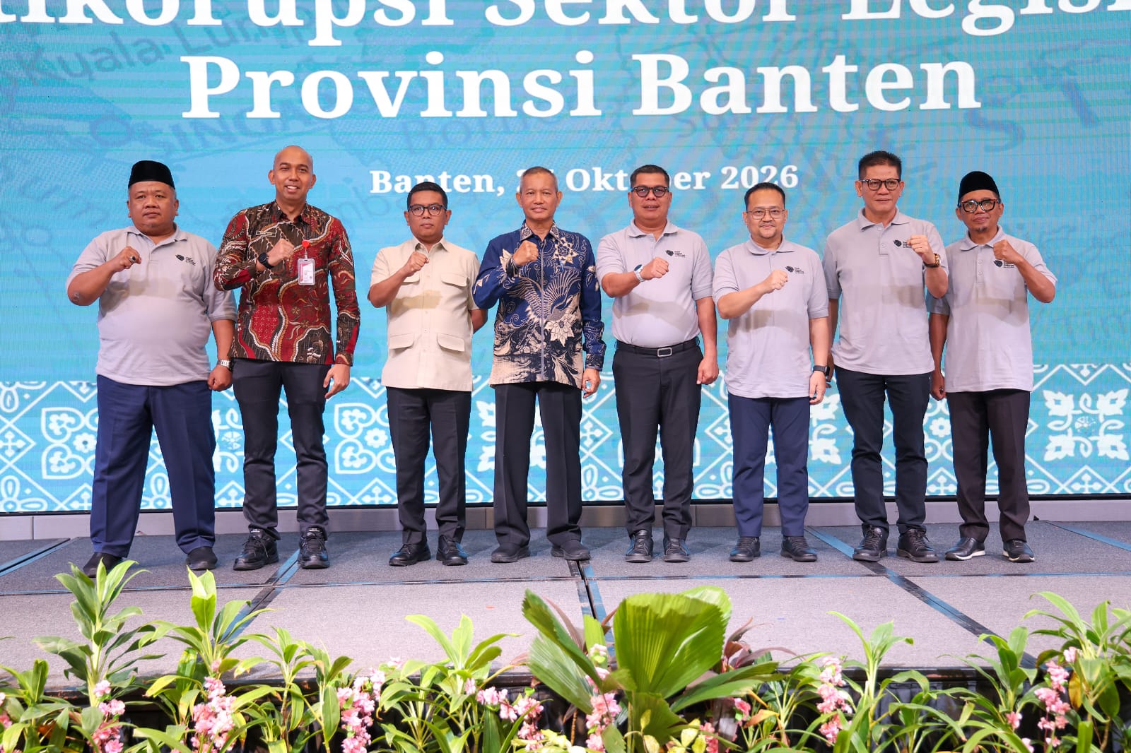 Gubernur Andra Soni dalam acara Workshop Integritas dan Antikorupsi Sektor Legislatif Provinsi Banten yang digelar Komisi Pemberantasan Korupsi (KPK) . Foto : Humas Pemprov