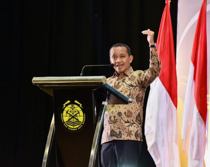 Menteri ESDM/Menteri Koordinator Bidang Hilirisasi dan Transisi Energi, Bahlil Lahadalia. Foto ; Ist