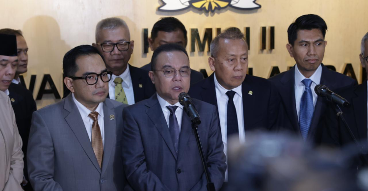 Wakil Ketua DPR Sufmi Dasco Ahmad dan menyepakati Bahtra sebagai ketua Panja RUU Pemilu secara aklamasi. Foto : Ist