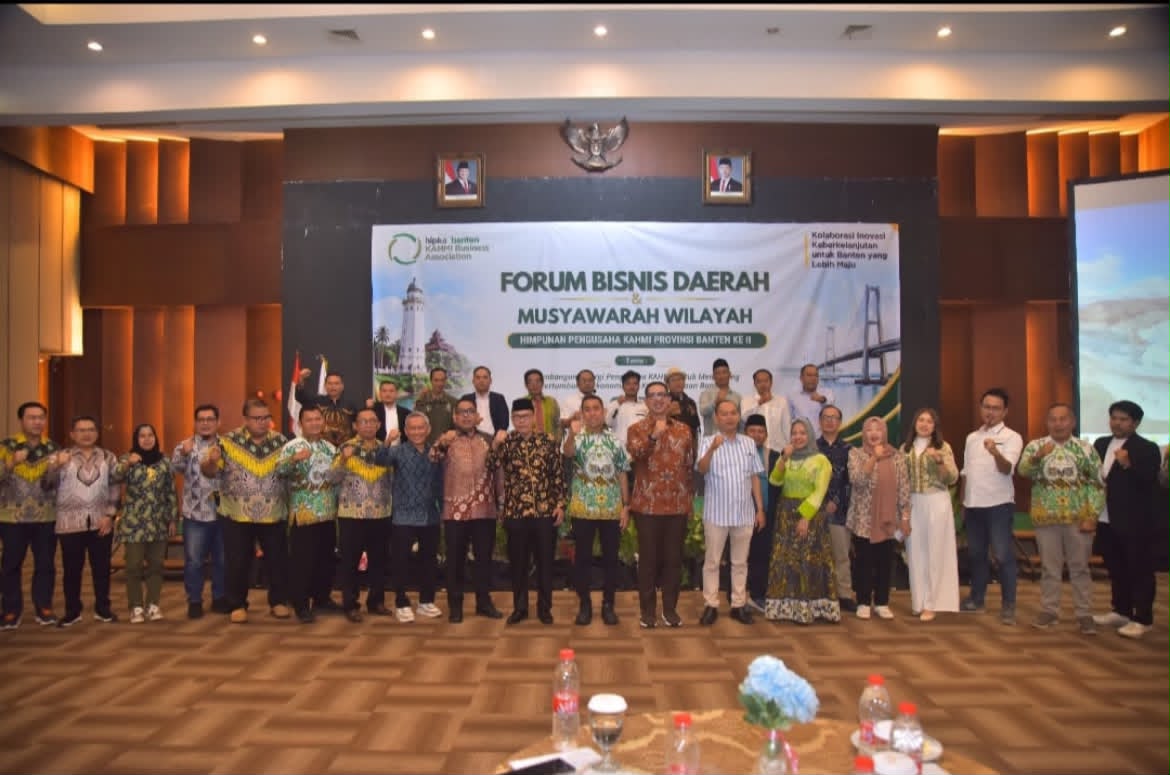 PT Bank Pembangunan Daerah Banten Tbk (Bank Banten) mendukung penyelenggaraan Forum Bisnis Daerah di Kabupaten Lebak, Minggu (11/10/2026).(Istimewa)