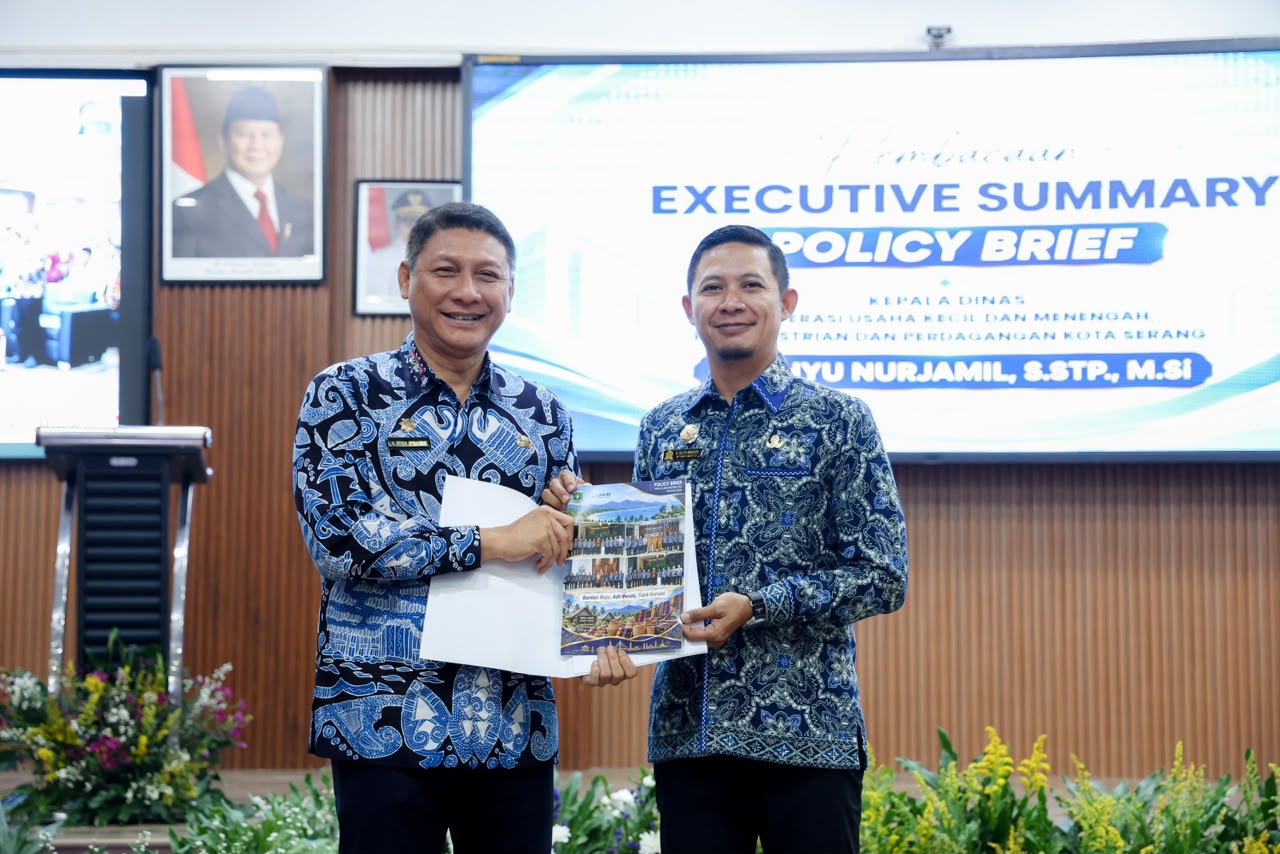 Sekda Banten Deden Apriandhi pada acarameluncurkan Banten Corporate University (Banten CorpU). Foto : Humas Pemprov