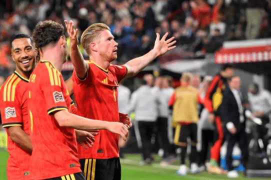 Laga Belgia vs Turki dimenangkan Belgia 3-0. Foto : Ist