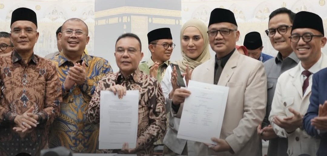 Rapat koordinasi Kemenhaj dan DPR. Foto : Ist