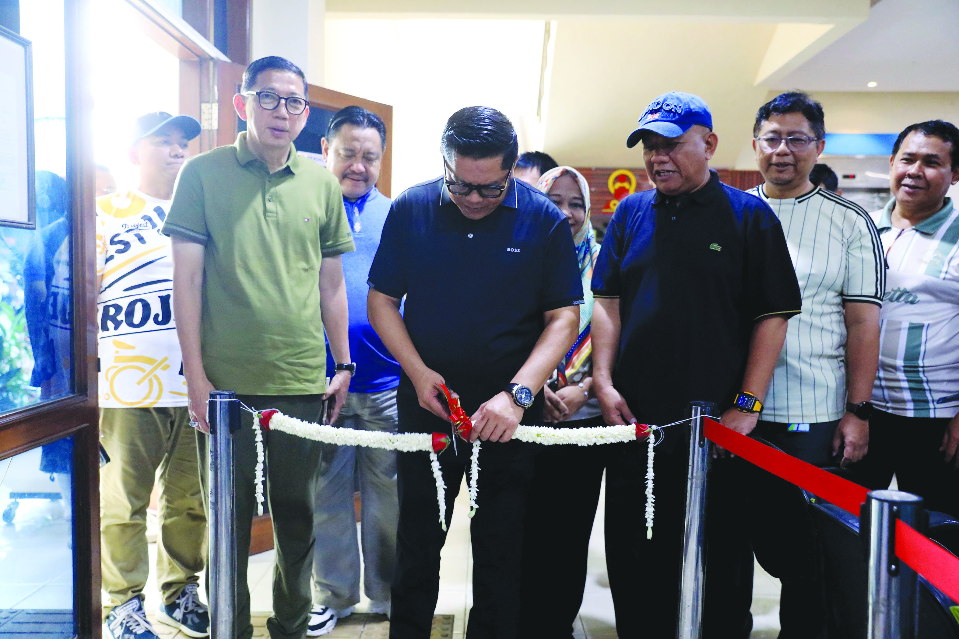 PERESMIAN JOKER: Wakil Wali kota Tangerang bersama Kadis Naker saat meresmikan Joker dan ULD. ISTIMEWA
