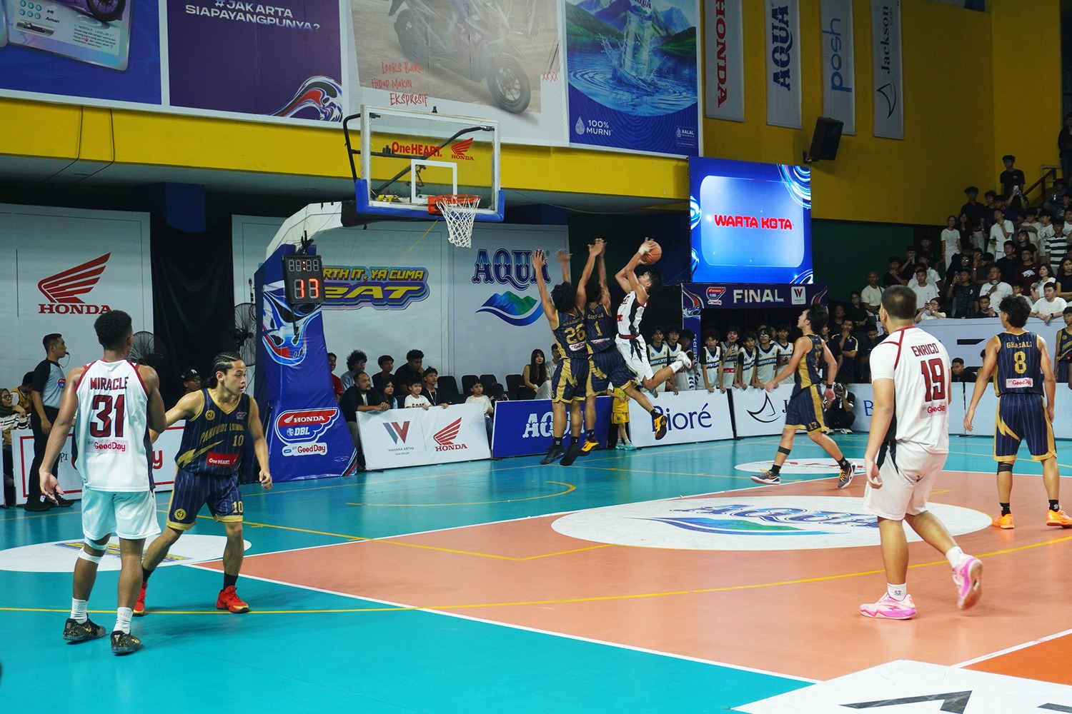 Final Honda DBL South Jakarta di GOR Bulungan, Jakarta Selatan pada 6-16 Oktober 2026 berlangsung seru.(Ist).