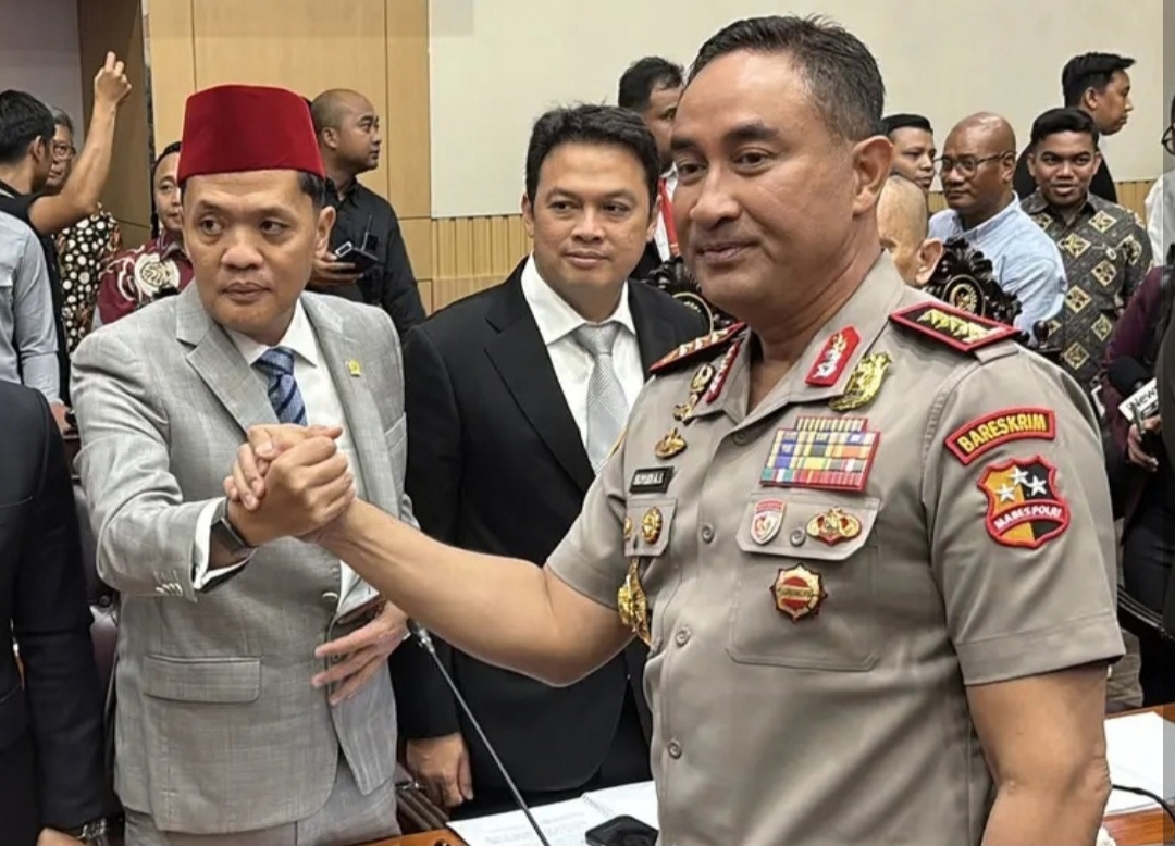 Ketua Komisi III DPR Habiburokhman dan Komjen Pol Suyudi Ario Seto. Foto : Ist
