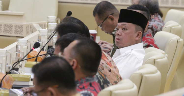 Nusron Wahid hadir pada rapat Sidang Kabinet Paripurna Dua Tahun Pemerintahan Prabowo-Gibran di Istana. Foto : Ist