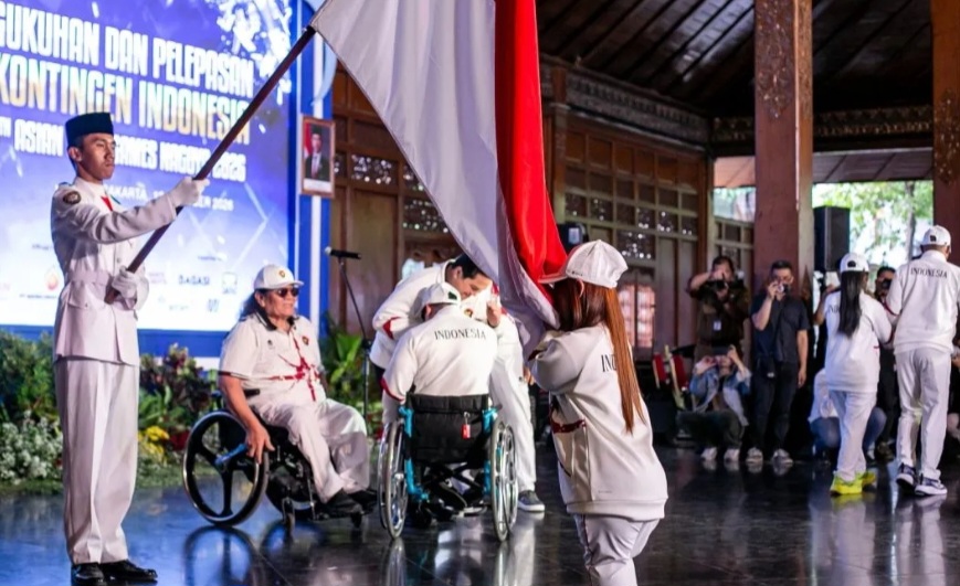 Kontingen Asian Para Games 2026. Foto : Ist