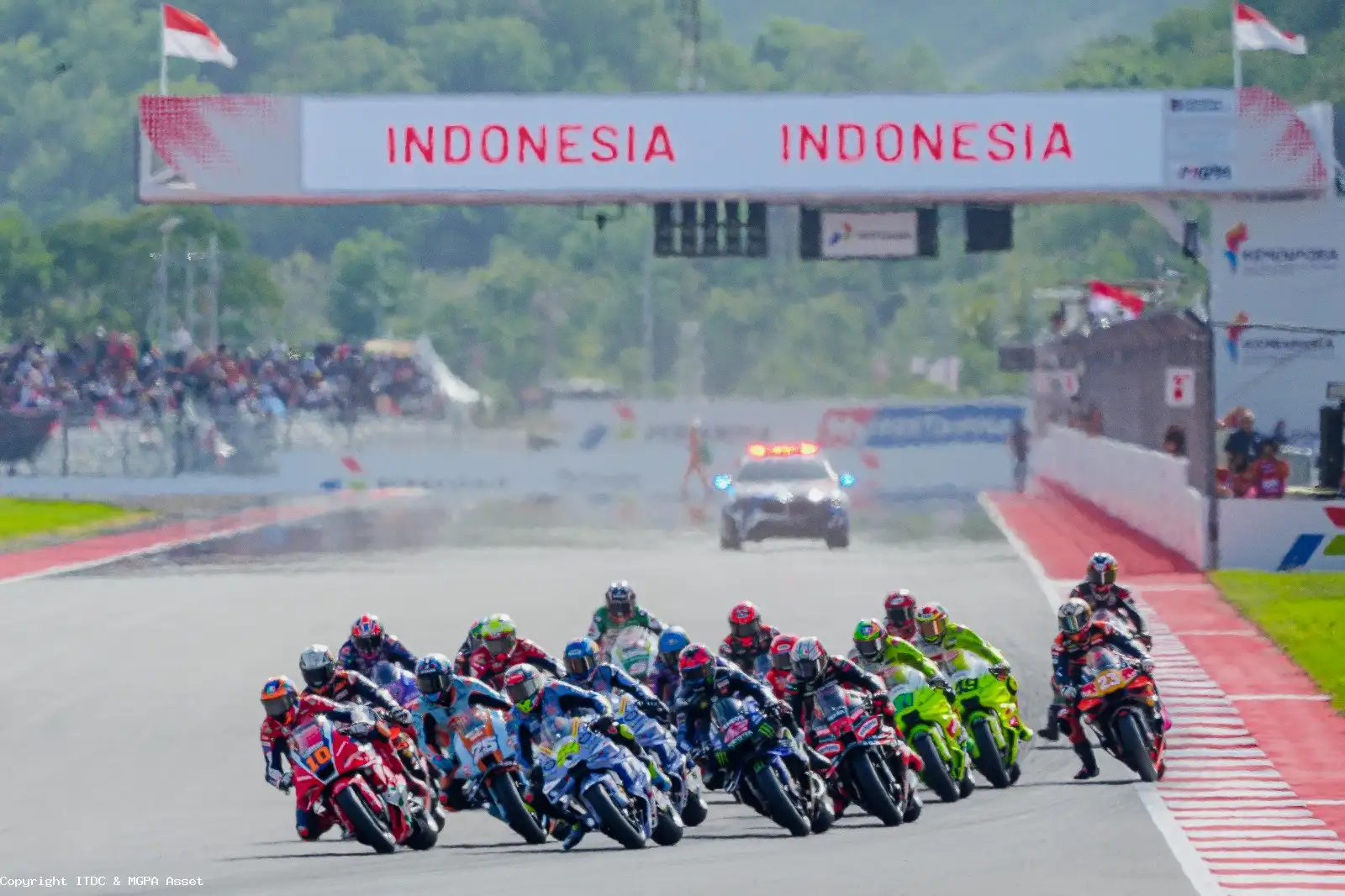 Ilustrasi MotoGP 2025 Mandalika. Foto : Ist