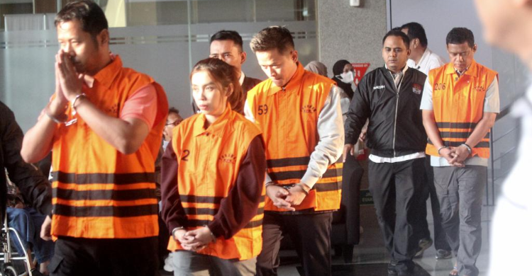 Tersangka kasus korupsi di BNPB. Foto : Ist