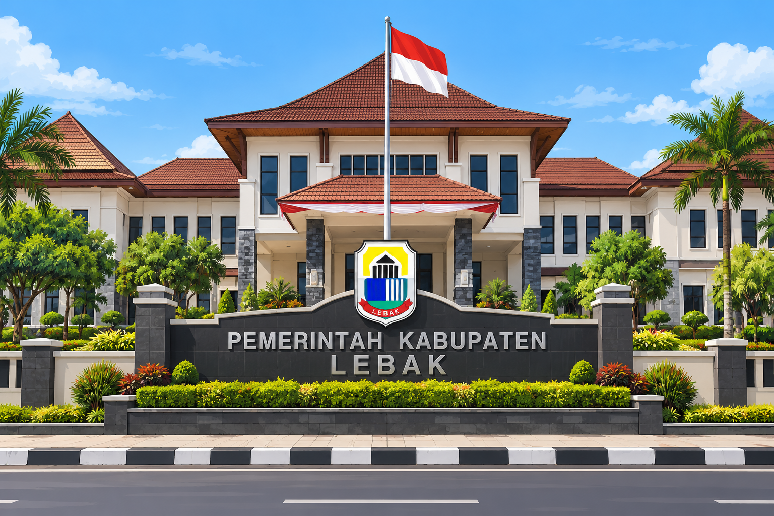 Ilustrasi Pemkab Lebak.(Photo by Chatgpt)