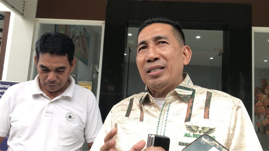 GANTI RUGI. Perwakilan Serpong Lagoon, Yudi Adiyatna saat diwawancarai usai pertemuannya dengan pihak pengelola WTP.
