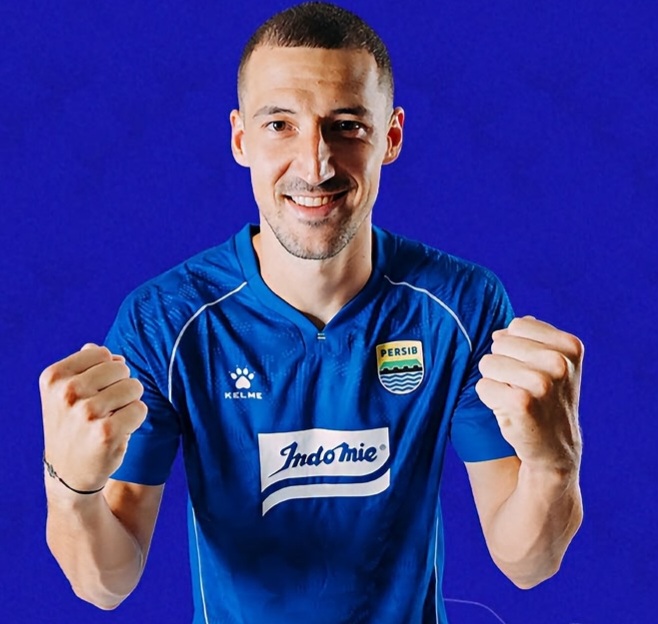 Balsa Sekulic sang pahlawan Persib. Foto : Ist