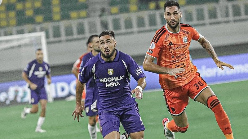 Persita sukses mengalahkan Persija dengan skor 3-2. Foto : Ist