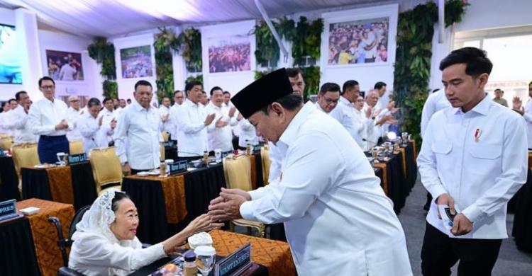 Presiden Prabowo bersama Kabinet Merah Putih menggelar rapat Paripurna di Istana Negara, Rabu (21/10/2026). Foto : Ist