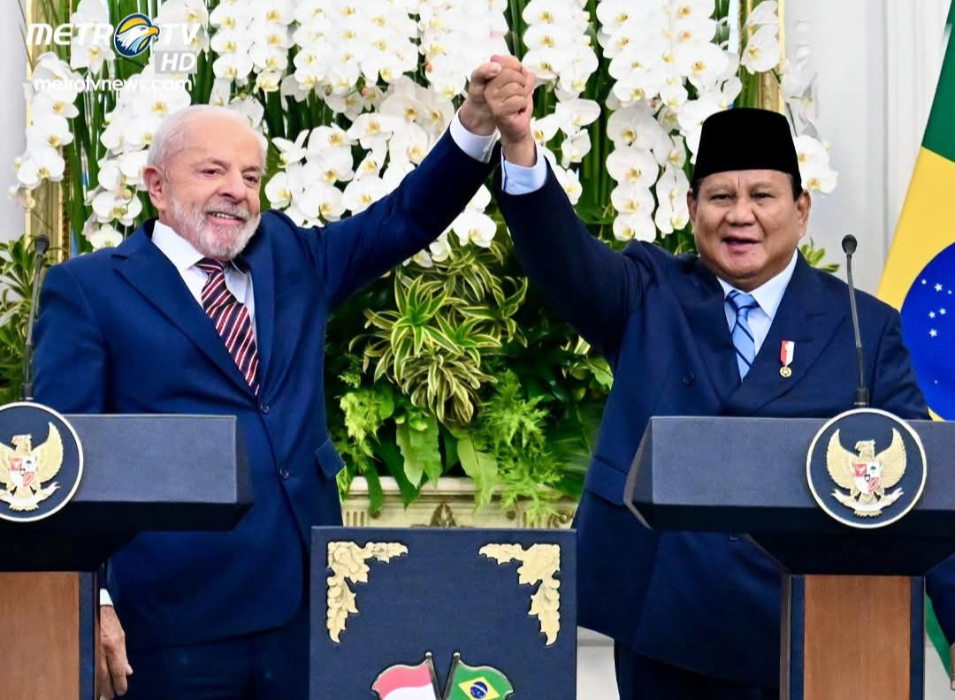 Presiden Brazil Luiz Inácio Lula da Silva saat berkunjung ke Indonesia. Foto : Ist