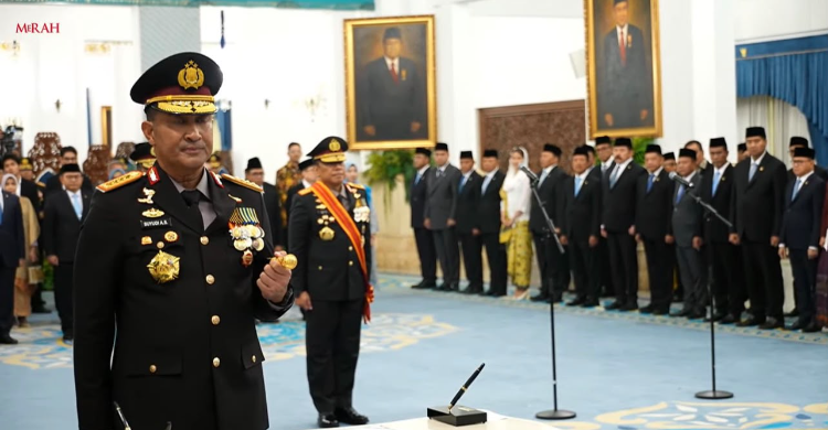 Komisaris Jenderal (Komjen) Pol. Suyudi Ario Seto resmi menjadi Kepala Kepolisian Negara Republik Indonesia (Kapolri). Foto : Ist