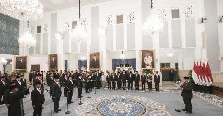Pelantikan Wantimpres di Istana Negara. Foto : Ist