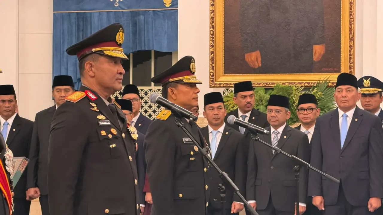 Komjen Suyudi Ario Seto dilantik sebagai Kepala Kepolisian Negara Republik Indonesia (Kapolri) menggantikan Jenderal Polisi Listyo Sigit Prabowo. Foto : Ist