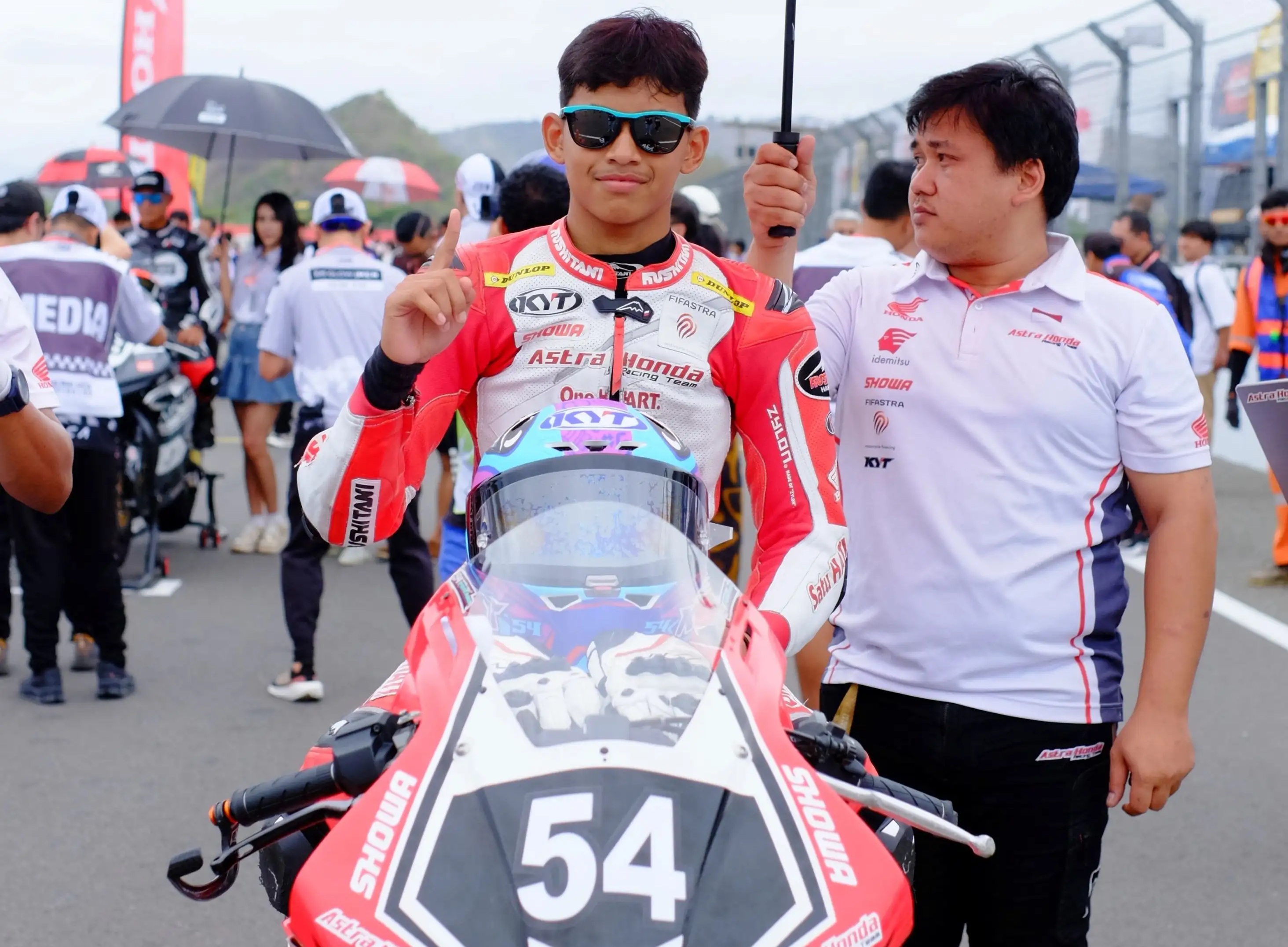 Pembalap Moto2 Indonesia Veda Ega Pratama. Foto : Ist