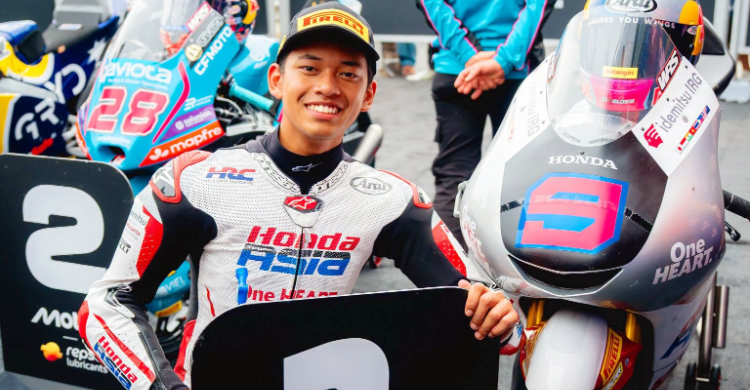 Pembalap Moto2 Veda Ega Pratama. Foto : Ist