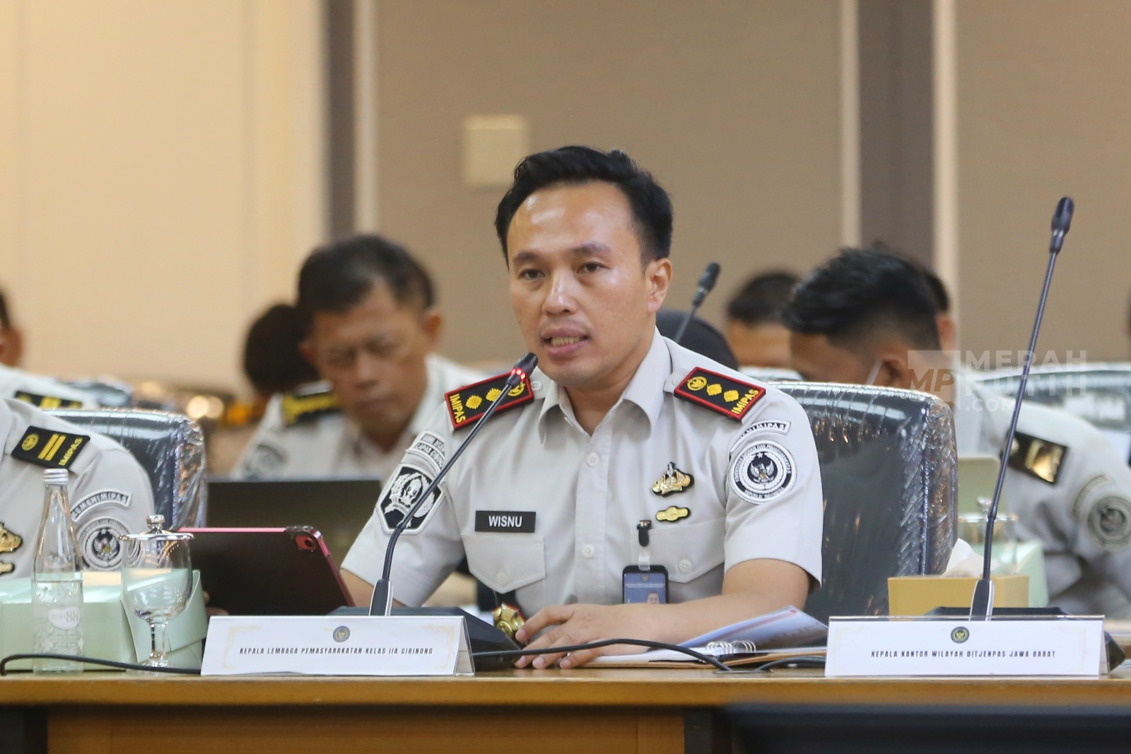 Kepala Lembaga Pemasyarakatan (Lapas) Kelas IIA Cibinong nonaktif, Wisnu Hani Putranto. Foto : Ist