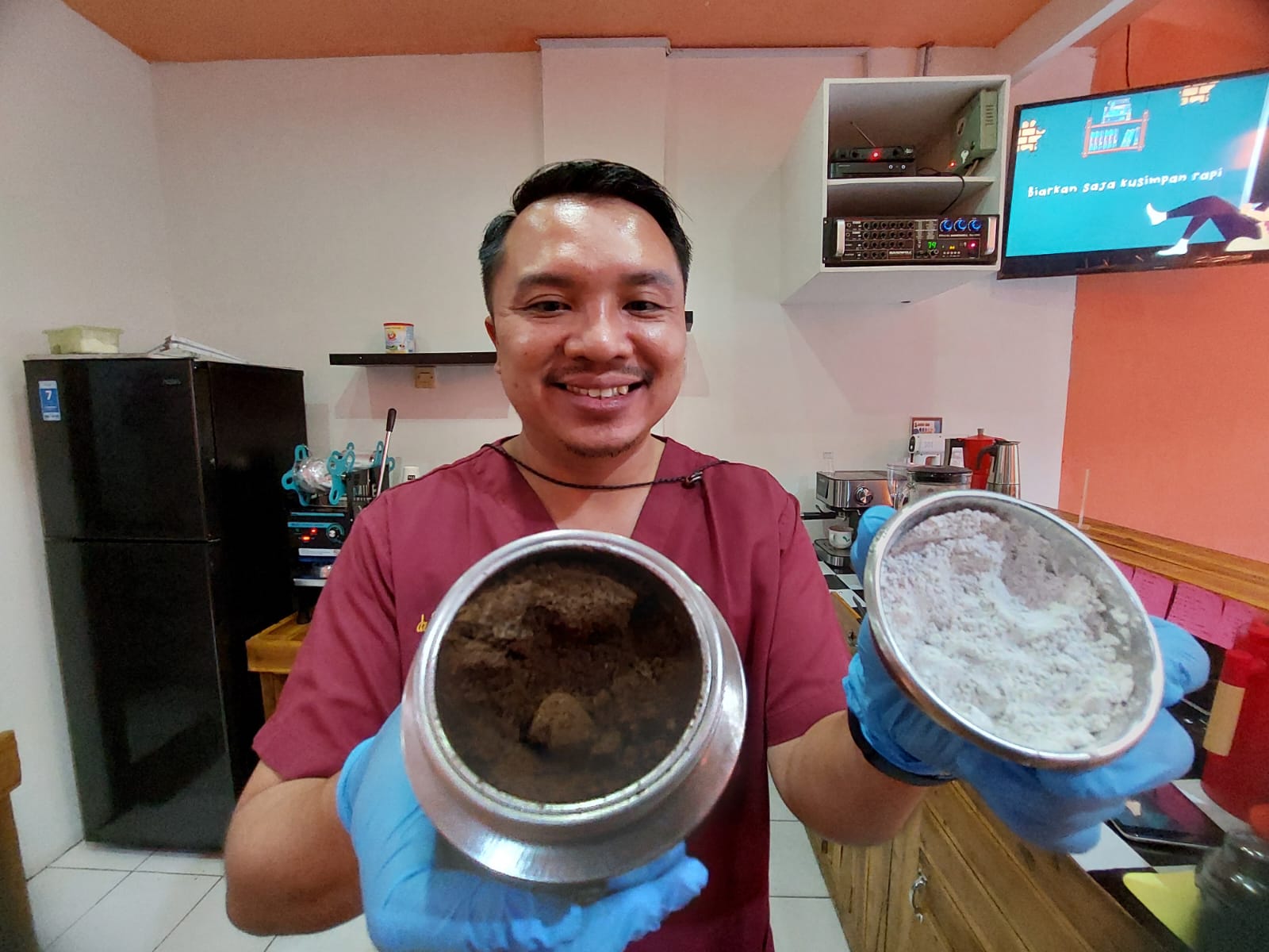 Perawatan kecantikan berbahan dasar kopi di Beauty Lo Coffee. (tangselpos.id/rmn)