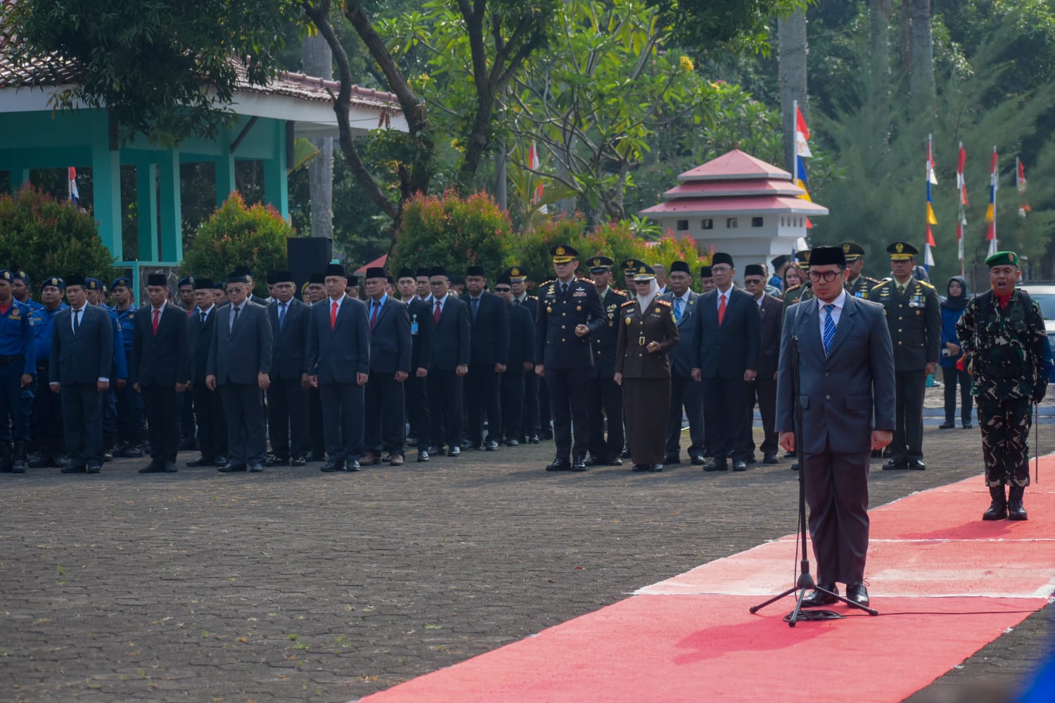 Hari Pahlawan, Pemkot Tangsel Pastikan Jasa Para Pendiri Bangsa Terbalaskan. (tangselpos.id/gema)