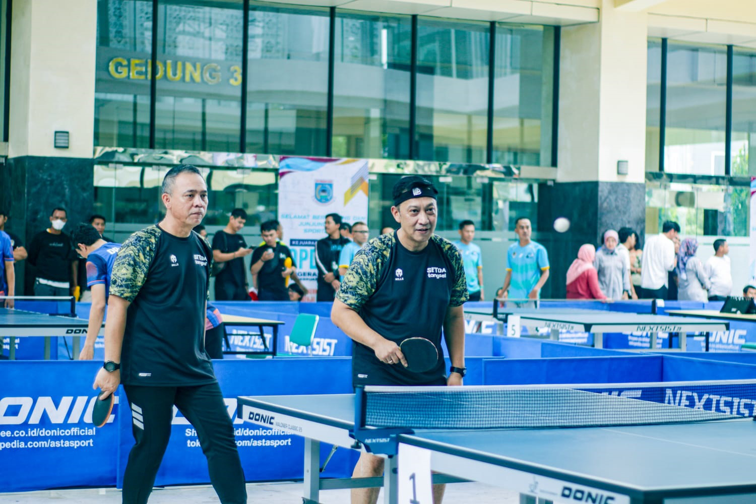 Kejuaraan Tenis Meja Organisasi Perangkat Daerah (OPD) Cup Kota Tangerang Selatan. (tangselpos.id/irm)