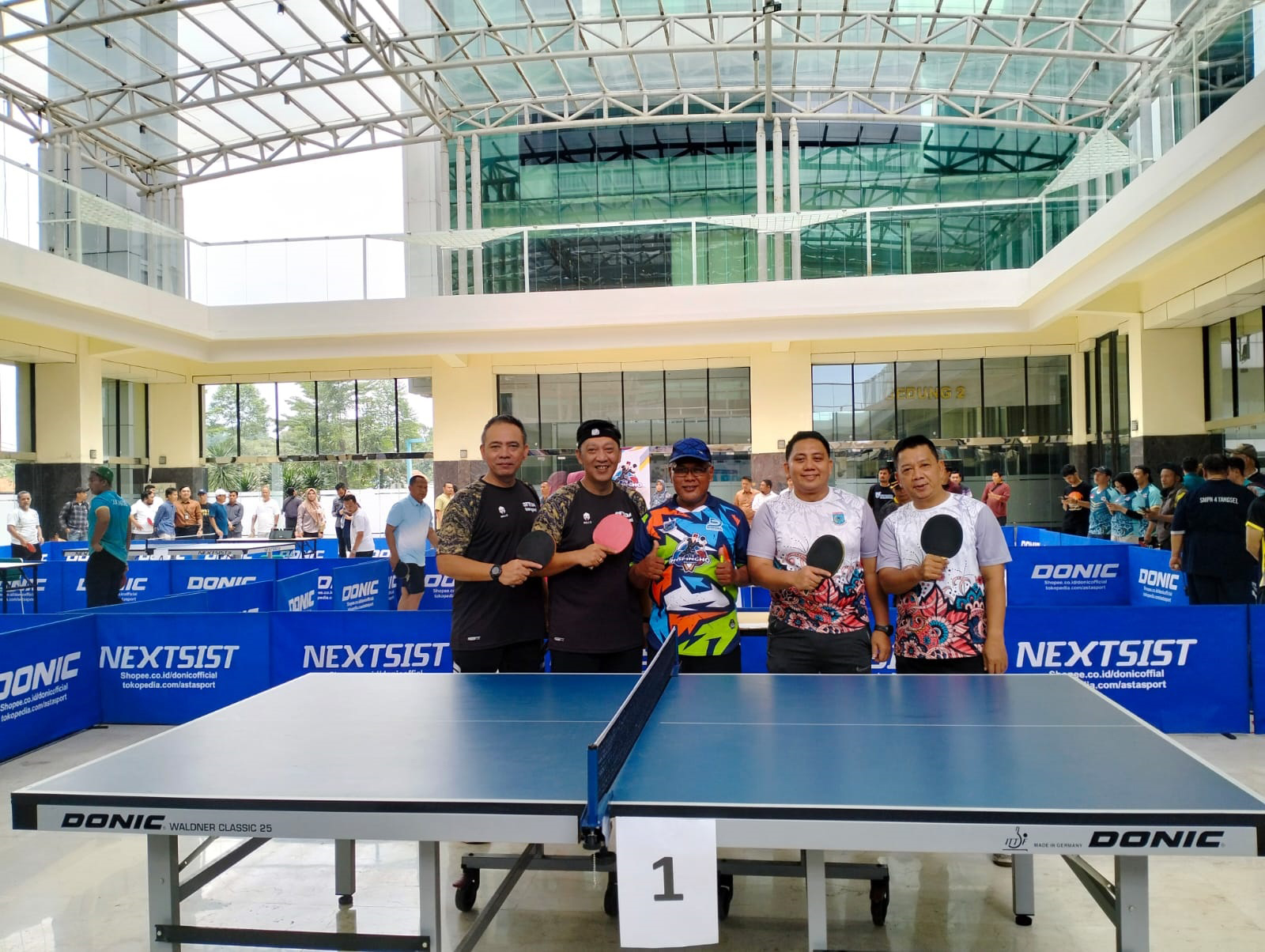 Kejuaraan Tenis Meja Organisasi Perangkat Daerah (OPD) Cup Kota Tangerang Selatan. (tangselpos.id/irm)