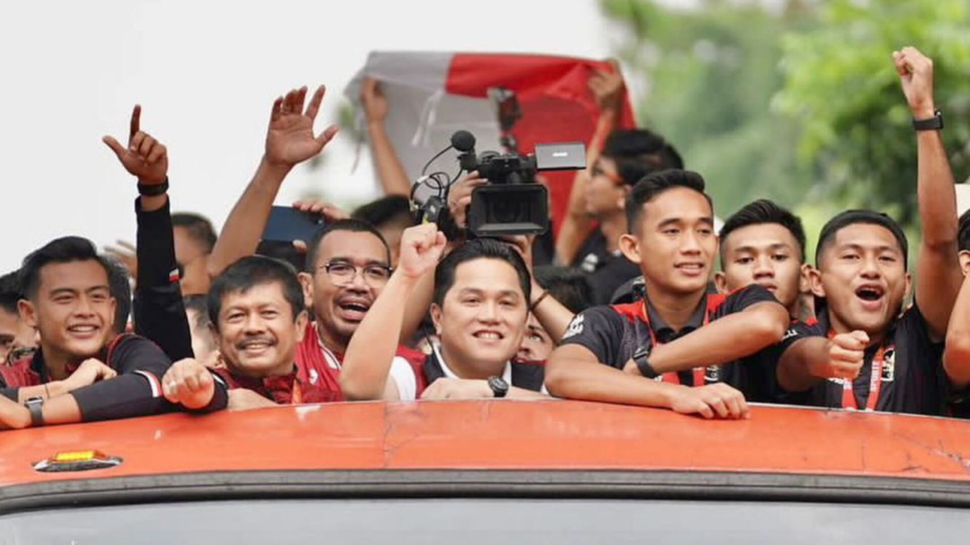 Kirab Juara akan dimulai dari Kantor Kemenpora menuju Bundaran HI dan akan berakhir di Gelora Bing Karno Senayan, Jum'at (19/5). (Ist)