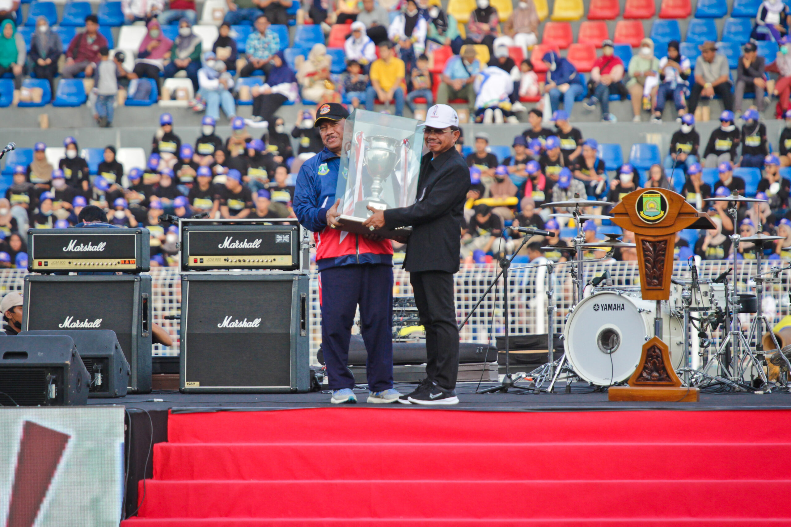 Pekan Olahraga Provinsi (Porprov) VI Banten di Stadion Benteng Reborn, Kota Tangerang, Minggu (20/11/2022). (tangselpos.id/bnn)