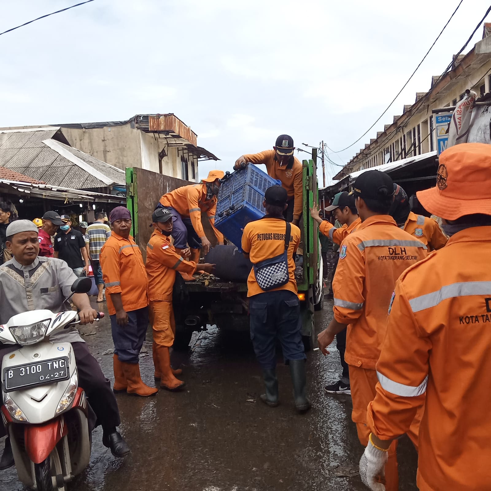 Penertiban Pasar Ciputat. (Ist)