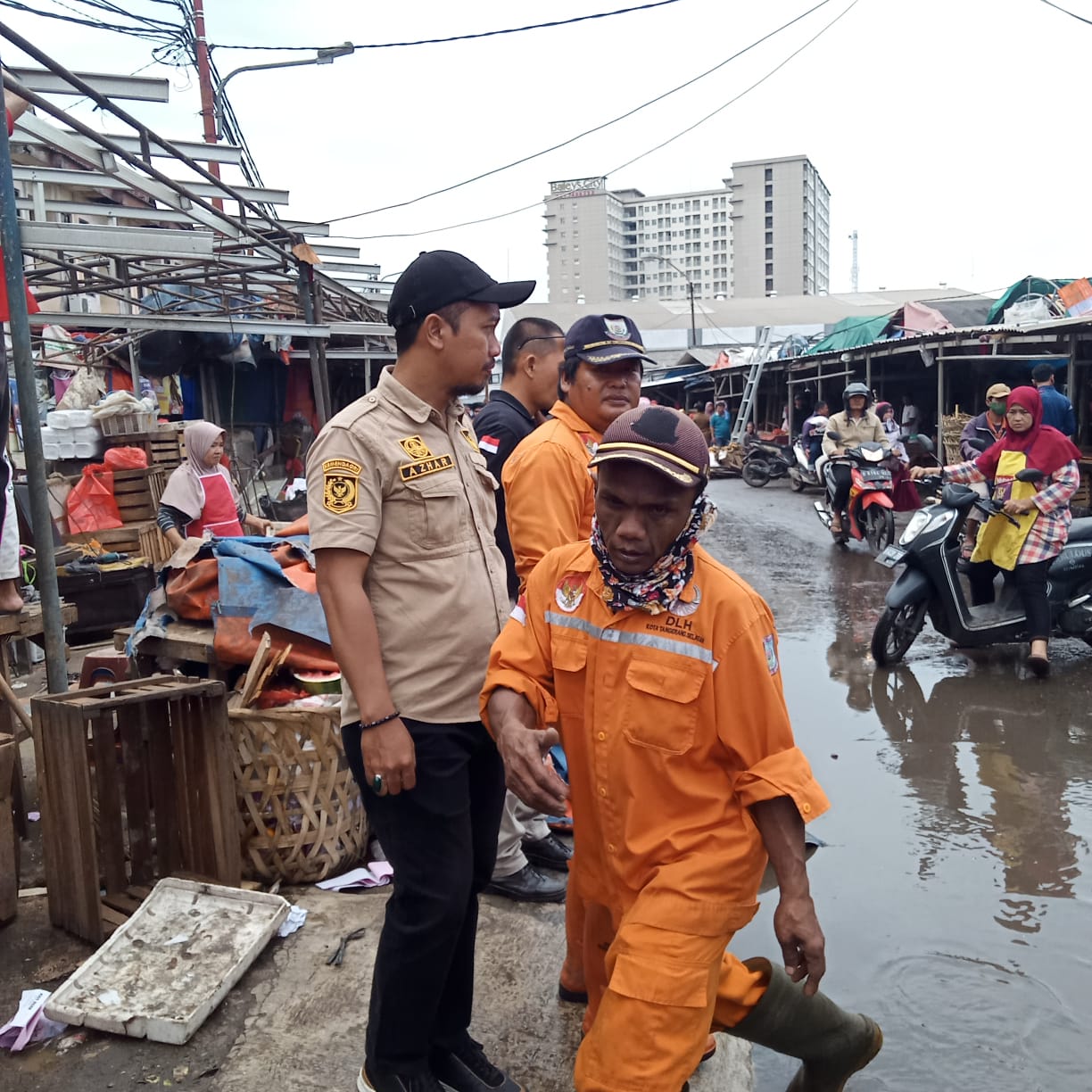 Penertiban Pasar Ciputat. (Ist)