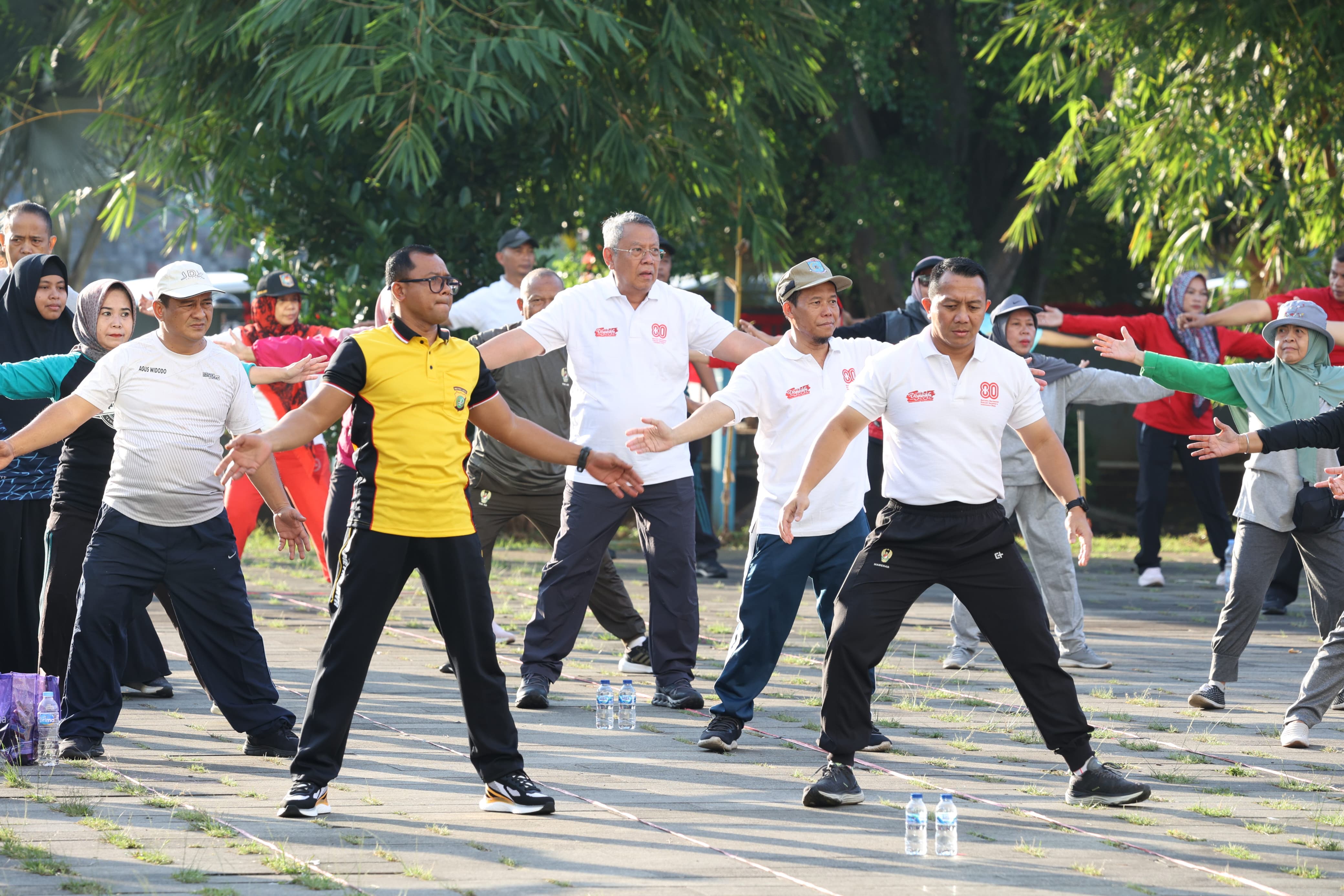 Rangkaian lomba HUT ke-80 RI yang digelar Pemkot Tangsel, Jumat (15/8/2025). (tangselpos.id/irm)
