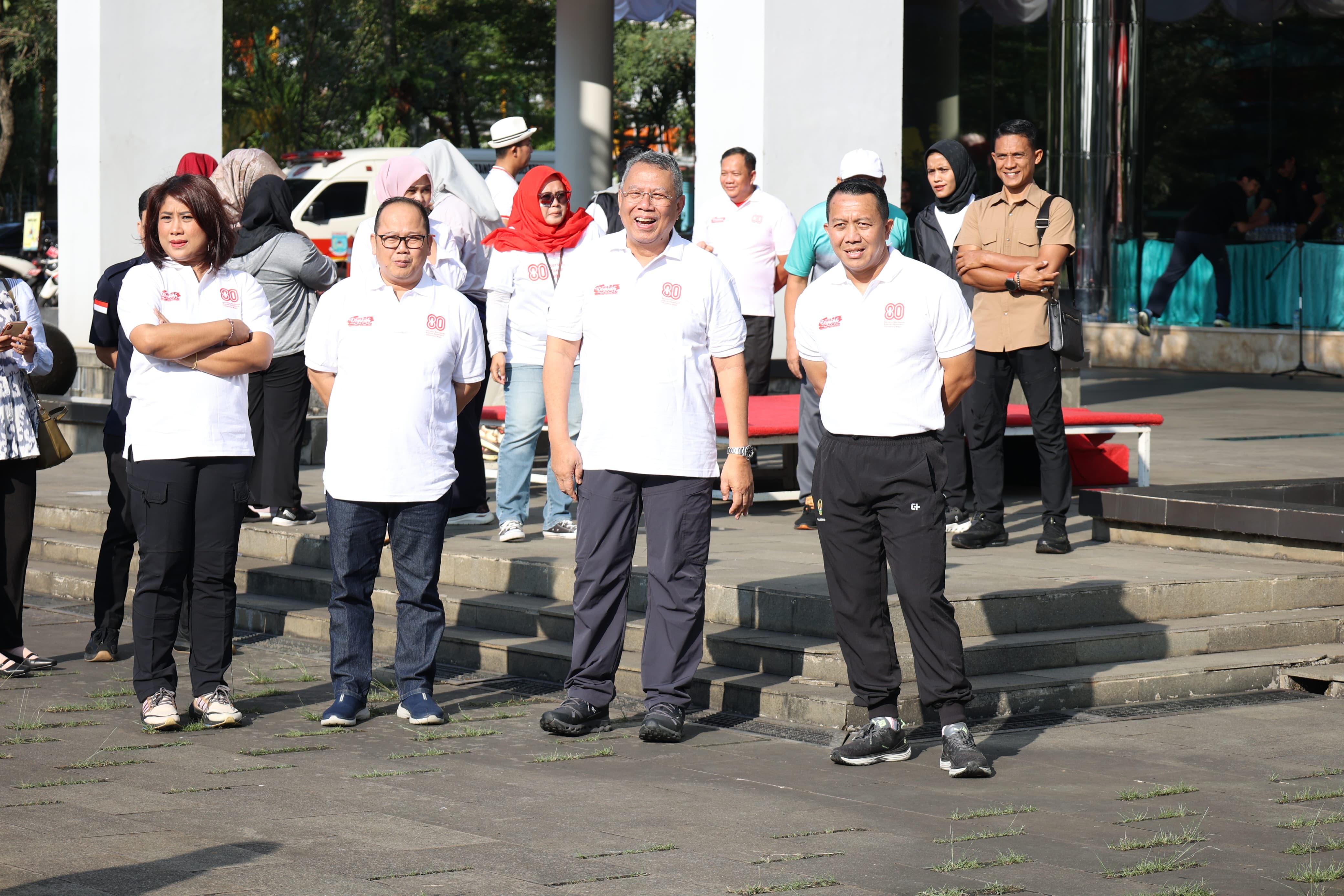 Rangkaian lomba HUT ke-80 RI yang digelar Pemkot Tangsel, Jumat (15/8/2025). (tangselpos.id/irm)