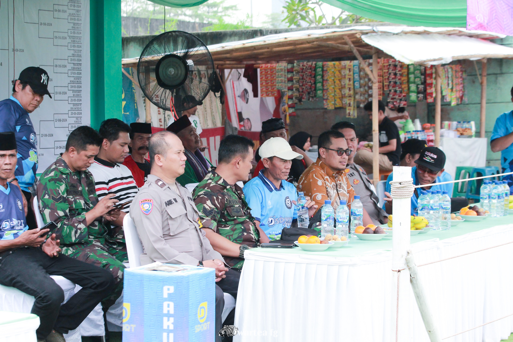 Wakil Wali Kota Tangsel, Pilar Saga Ichsan membuka Pakujaya Cup ke IX 2024, di Stadion Mini Pakujaya, Kelurahan Pakujaya, Kecamatan Serpong Utara, Minggu (28/4/2024) sore.