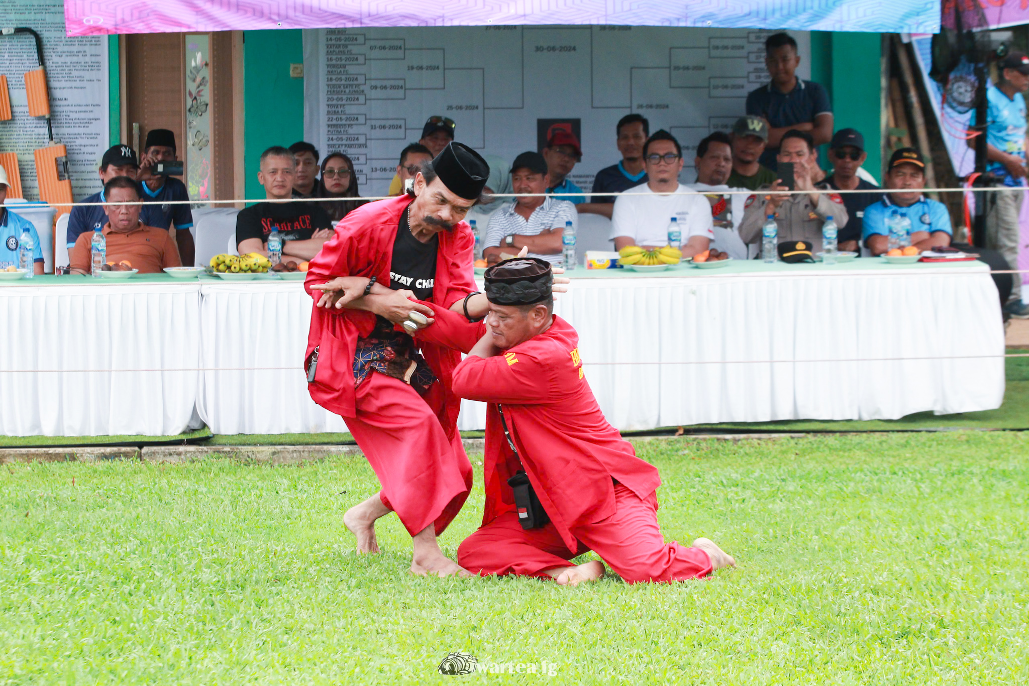 Wakil Wali Kota Tangsel, Pilar Saga Ichsan membuka Pakujaya Cup ke IX 2024, di Stadion Mini Pakujaya, Kelurahan Pakujaya, Kecamatan Serpong Utara, Minggu (28/4/2024) sore.