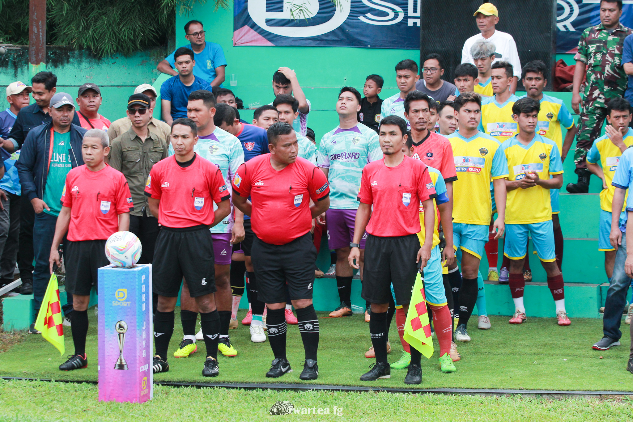 Wakil Wali Kota Tangsel, Pilar Saga Ichsan membuka Pakujaya Cup ke IX 2024, di Stadion Mini Pakujaya, Kelurahan Pakujaya, Kecamatan Serpong Utara, Minggu (28/4/2024) sore.