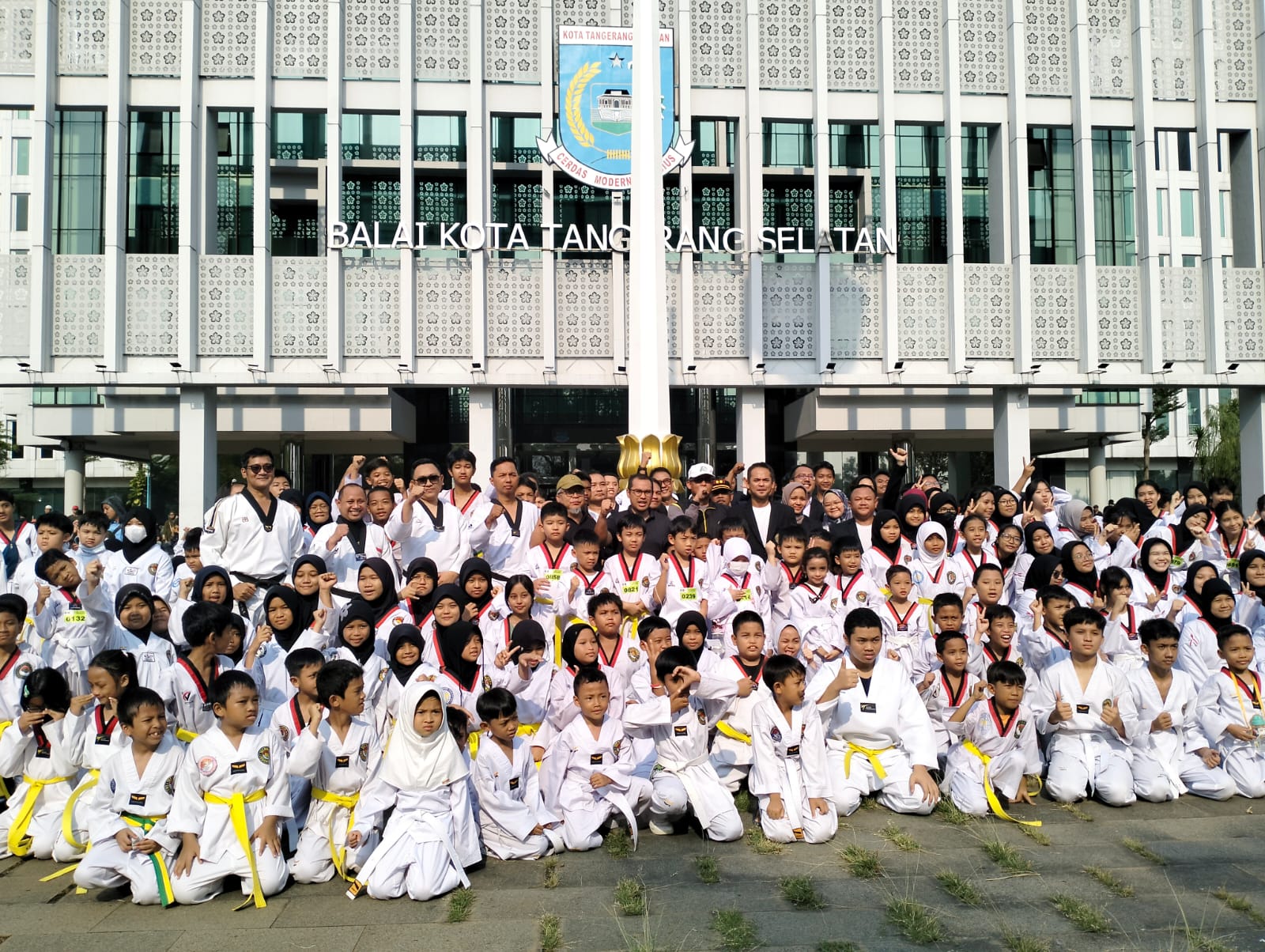 Ribuan Atlet Taekwondo, TI Tangsel Gelar UKT. (tangselpos.id/rmn)