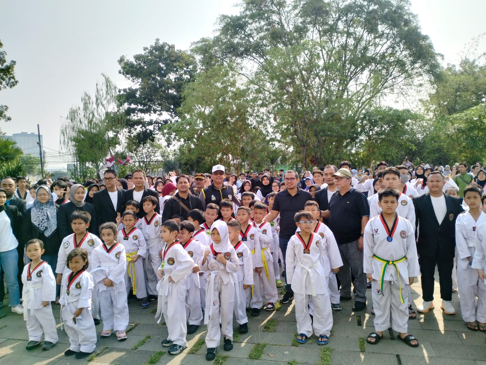 Ribuan Atlet Taekwondo, TI Tangsel Gelar UKT. (tangselpos.id/rmn)