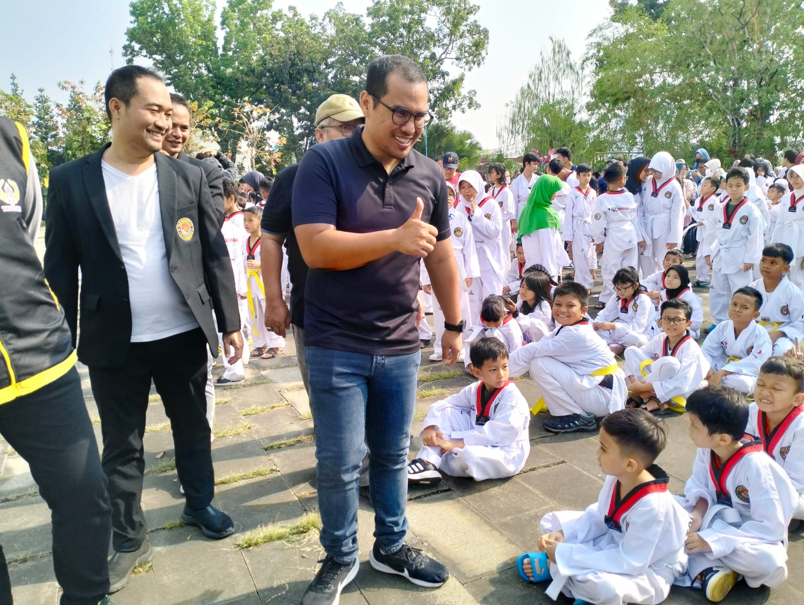 Ribuan Atlet Taekwondo, TI Tangsel Gelar UKT. (tangselpos.id/rmn)