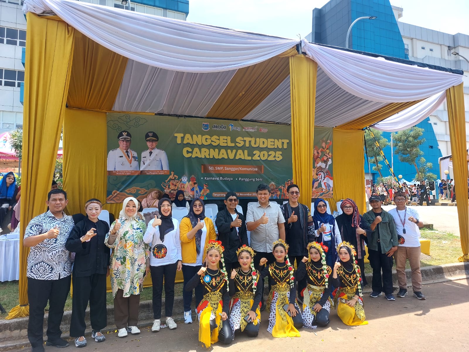 Tangsel Student Carnaval 2025 berlangsung meriah, Sabtu (29/11). (tangselpos.id/rmn)