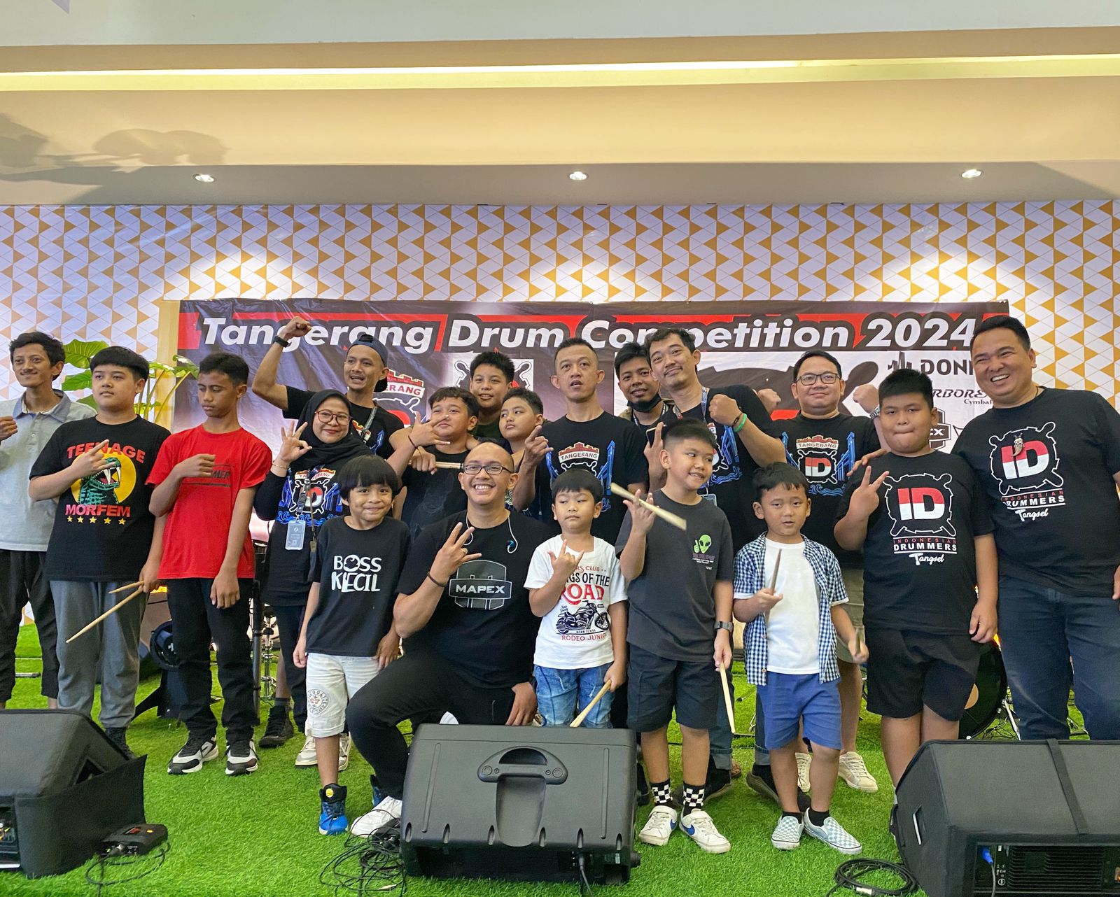 Puluhan drummer muda ramaikan keseruan Tangerang Drum Competition di Alam Sutera, Sabtu (7/12). (tangselpos.id/rmn)