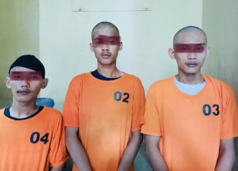 3 pelaku pencabulan gadis 16 tahun telah ditangkap Polres Serang. (Dok. Humas Polda Banten)