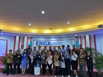 Rangkaian kegiatan ERICA (Empowering Polytechnic Leaders in Indonesia) di Pekanbaru.