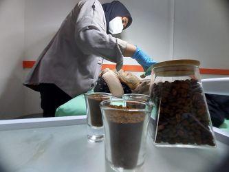 Perawatan kecantikan berbahan dasar kopi di Beauty Lo Coffee. (Ist)